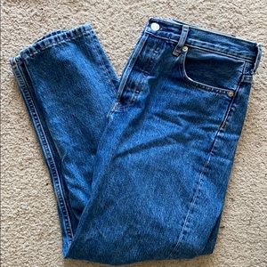 Everlane High Rise Cheeky Straight Jean 27 Ankle